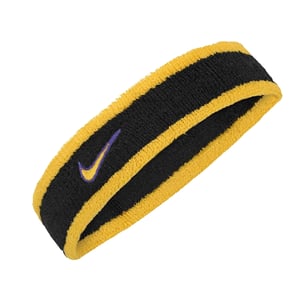 Nike Classic Swoosh Headband (Black/Purple)