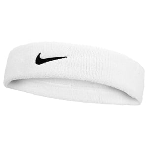 Nike Classic Swoosh Headband (White/Black)