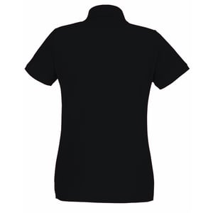Fruit of the Loom Dames/Dames Lady Fit Poloshirt met korte mouwen (Jet Zwart)