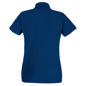 Fruit of the Loom Womens/Ladies Lady Fit Short-Sleeved Polo Shirt (Navy Blue)