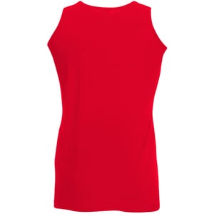 Fruit Of The Loom Heren Atletisch Mouwloos Hemd / Tanktop (Rood)