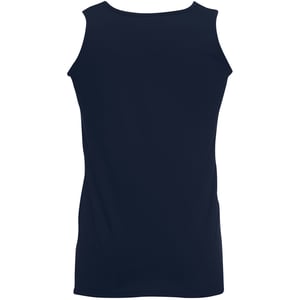 Fruit Of The Loom Mens Athletic Sleeveless Vest / Tank Top (Deep Navy)