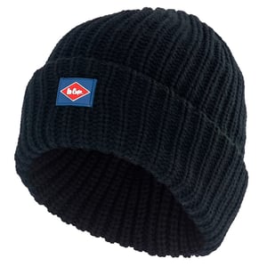 Lee Cooper Grof gebreide muts (Zwart)