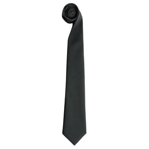 Premier Tie - Men Plain Work Tie (Black)