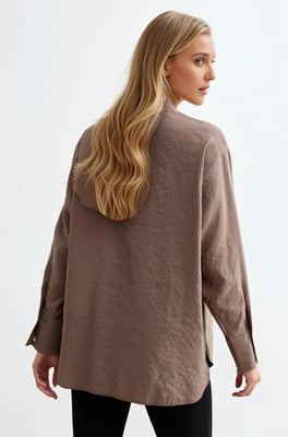 Relaxed Cupro Pocket Shirt