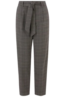 Check Capri Taper Trousers