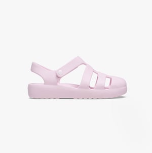 Crocs Classic Fisherman Girls Sandals Pink Milk