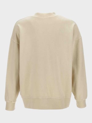Palm Angels Seasonal Logo Crewneck White Red