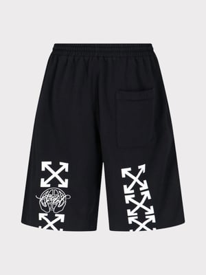 Off-white Exact Opposite Skate Sweatshorts Zwart