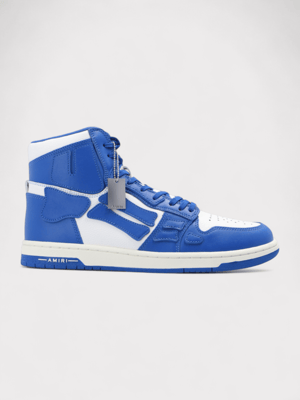 Amiri Skel Top Hi Blauw/Wit
