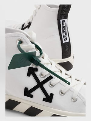 Off-White Vulc Sneaker Mid 'White Black'