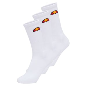 Ellesse Heren Tisbi Logo Crew Sokken (Set van 3) (Wit)