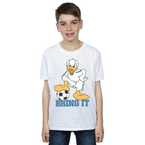 Disney Jongens Donald Duck Breng het T-shirt (Wit)