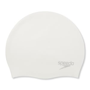 Speedo Unisex volwassene 2024 silicone badmuts (Wit)