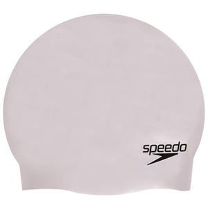 Speedo Unisex Adult Silicone Swimming Cap (Grey)