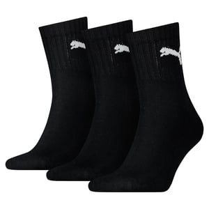 Puma Unisex Volwassen Bemanningsleden Sokken (Pakket van 3) (Zwart)
