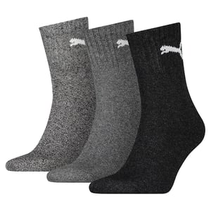 Puma Unisex Volwassen Bemanningsleden Sokken (Pakket van 3) (Grijs)