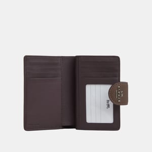 Medium Corner Zip Wallet in Pebbled Leather