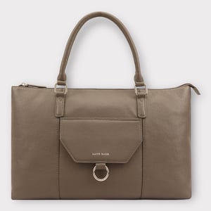 Dariah Brown Leather Shoulder Bag