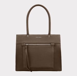 Dixie Brown Leather Shoulder Bag