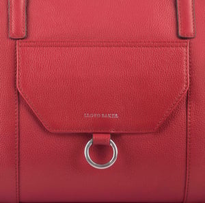 Dariah Red Leather Shoulder Bag