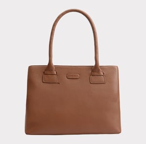 Daissy Brown Leather Shoulder Bag