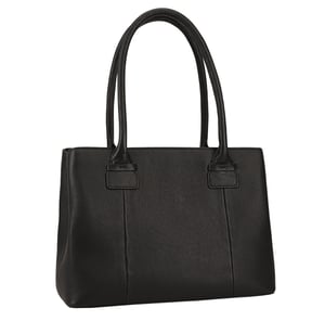 Daissy Black Leather Shoulder Bag