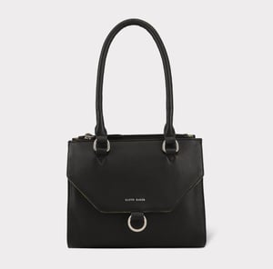 Leyla Black Leather Multi Way Bag
