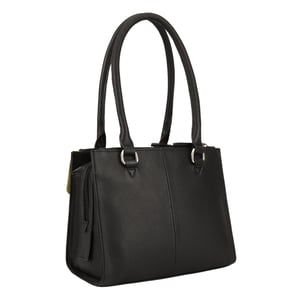 Leyla Black Leather Multi Way Bag