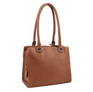 Leyla Camel Leather Multi Way Bag
