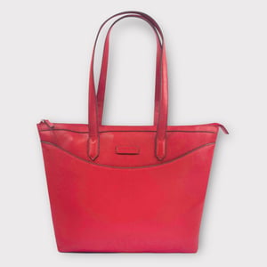 Gloshi Red Leather Shoulder Bag