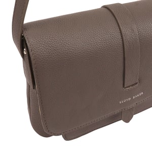 Evelyn Brown Leather Cross Body Bag