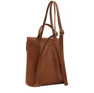 Agra Camel Leather Backpack Bag