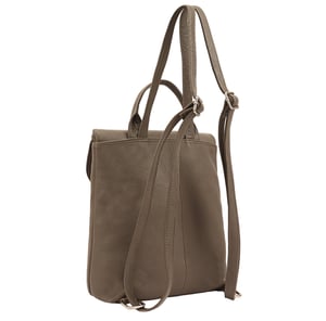 Agra Brown Leather Backpack Bag