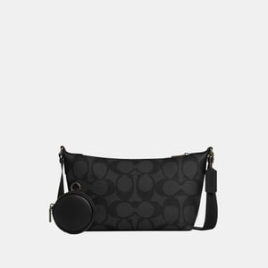 Small Finn Crossbody with Pouch in Maxi Signature Canvas
