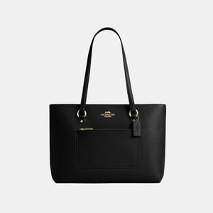 Station Tote in Crossgrain Leather