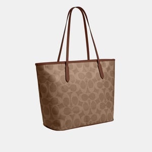 Large City Tote in Maxi Signature Canvas