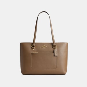 Station Tote in Crossgrain Leather