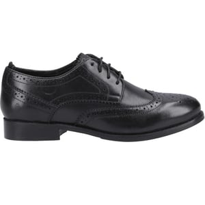 Hush Puppies Womens/Ladies Natalia Leather Brogues (Black/Black)