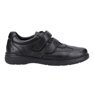 Hush Puppies Mens Magnus Leather Loafers (Black)