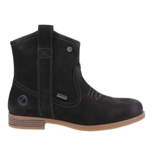 Cotswold Dames Signet Leren Enkellaarsjes (Zwart)