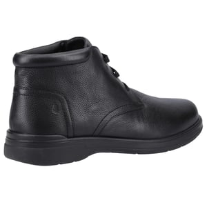 Hush Puppies Mens Malcolm Leather Chukka Boots (Black)