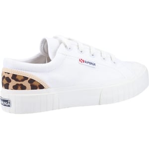 Superga Dames Strepen Sneakers (Wit)