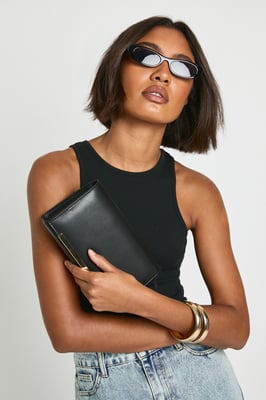 Large Structured Crossbody Bag