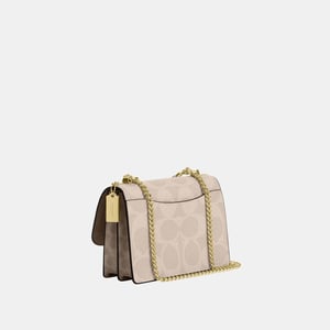 Klare Crossbody in Blocked Maxi Signature Canvas