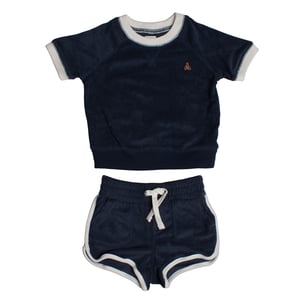 Babyhandduk T-shirt och shorts set 869450