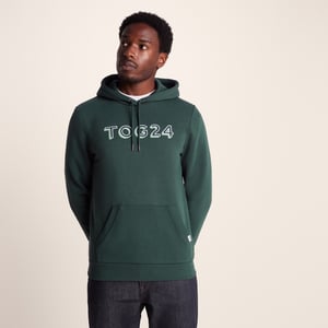 Rinson Mens Hoody  Racing Green