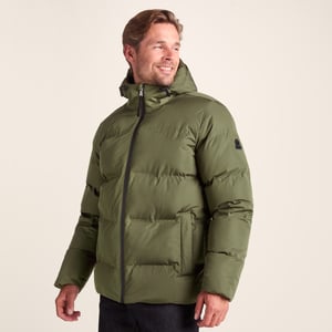 Menka Mens Padded Jacket Khaki