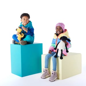Uda Kids Shaun the Sheep Knit Hat Piglet Pink