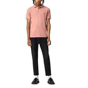 All Saints Mens Polo Shirt Reform Summer Pique Casual Short Sleeve Pullover Tee